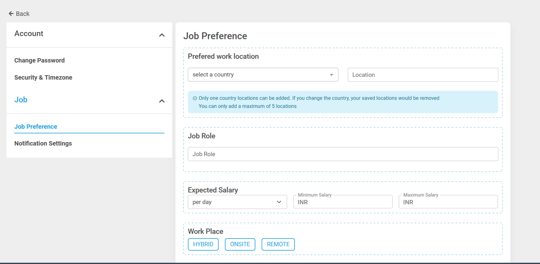 Jobpreferences